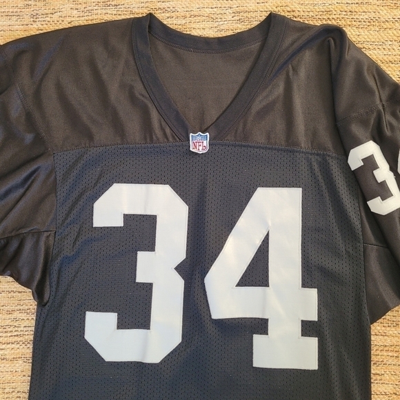 BO Jackson #34 Vintage 90s Raiders NFL Home Jersey - Picture 3 of 5